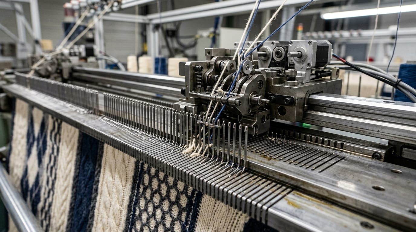3D Shaping & Intarsia Flat Knitting Machine
